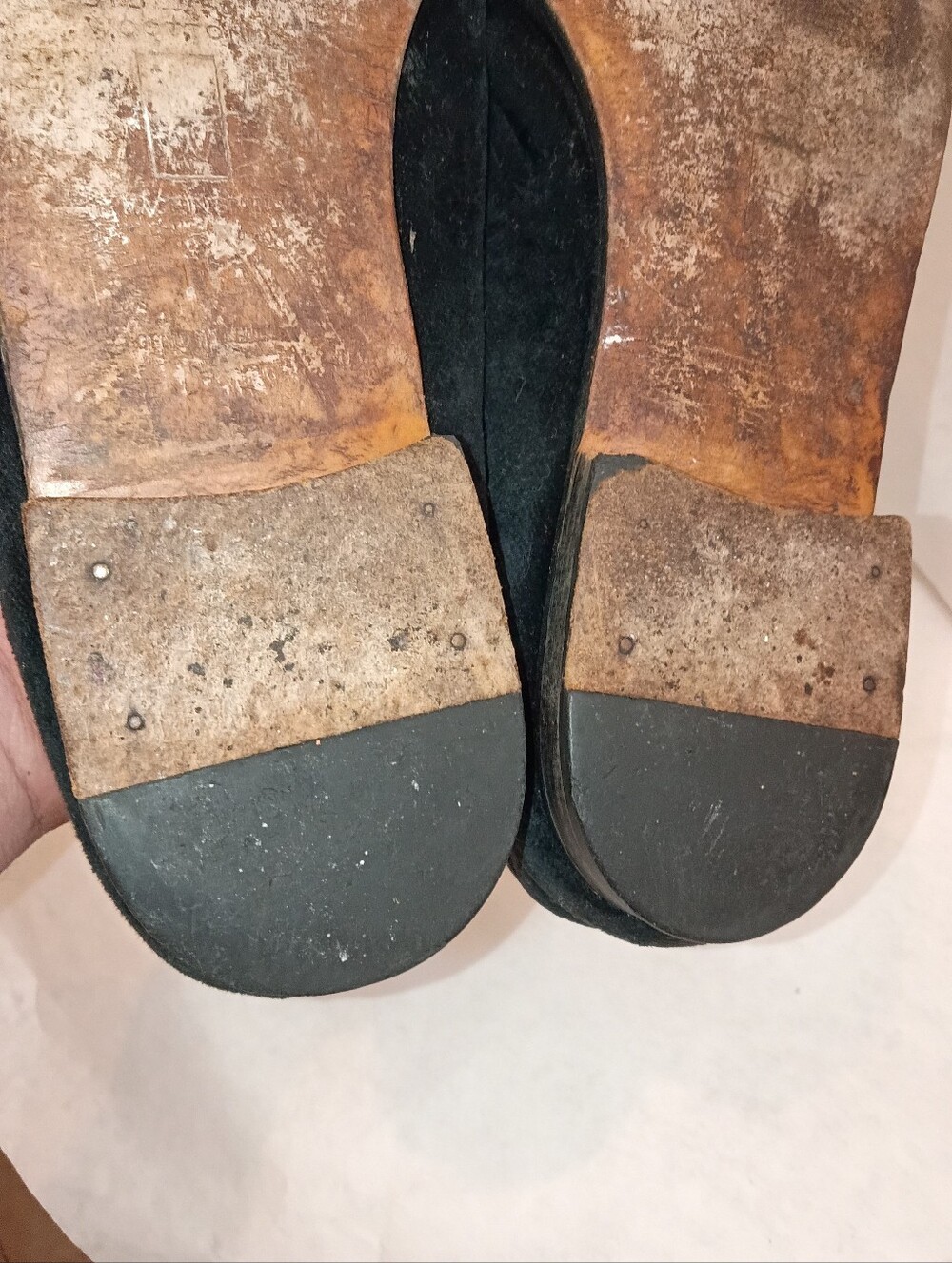 Stubbs & Wootton mens Sz 11 Shoes Skull Velvet Distressed - Picture 8 of 16